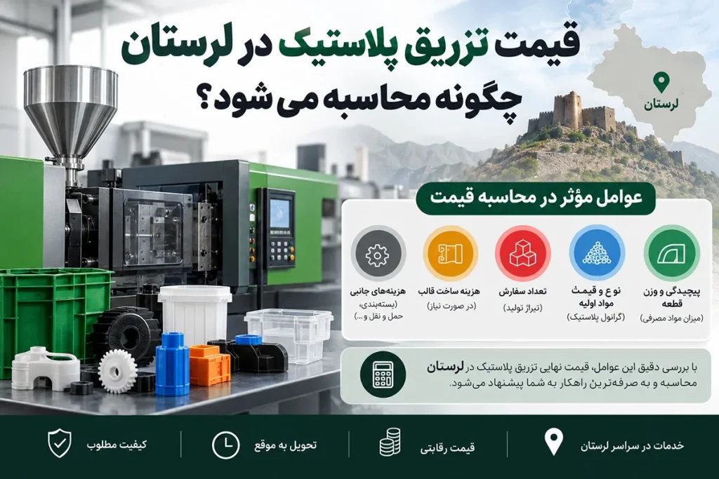 تزریق پلاستیک در لرستان؛ راهنمای سفارش و قیمت 1 قیمت تزریق پلاستیک در لرستان