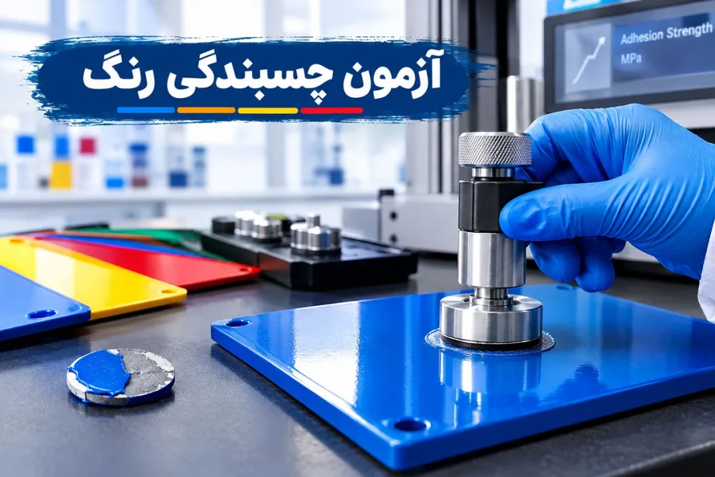 رنگ آمیزی قطعات پلاستیکی؛ چطور جلوی پوستهشدن رنگ را بگیریم؟ 1 آزمون چسبندگی رنگ روی پنل پلاستیکی